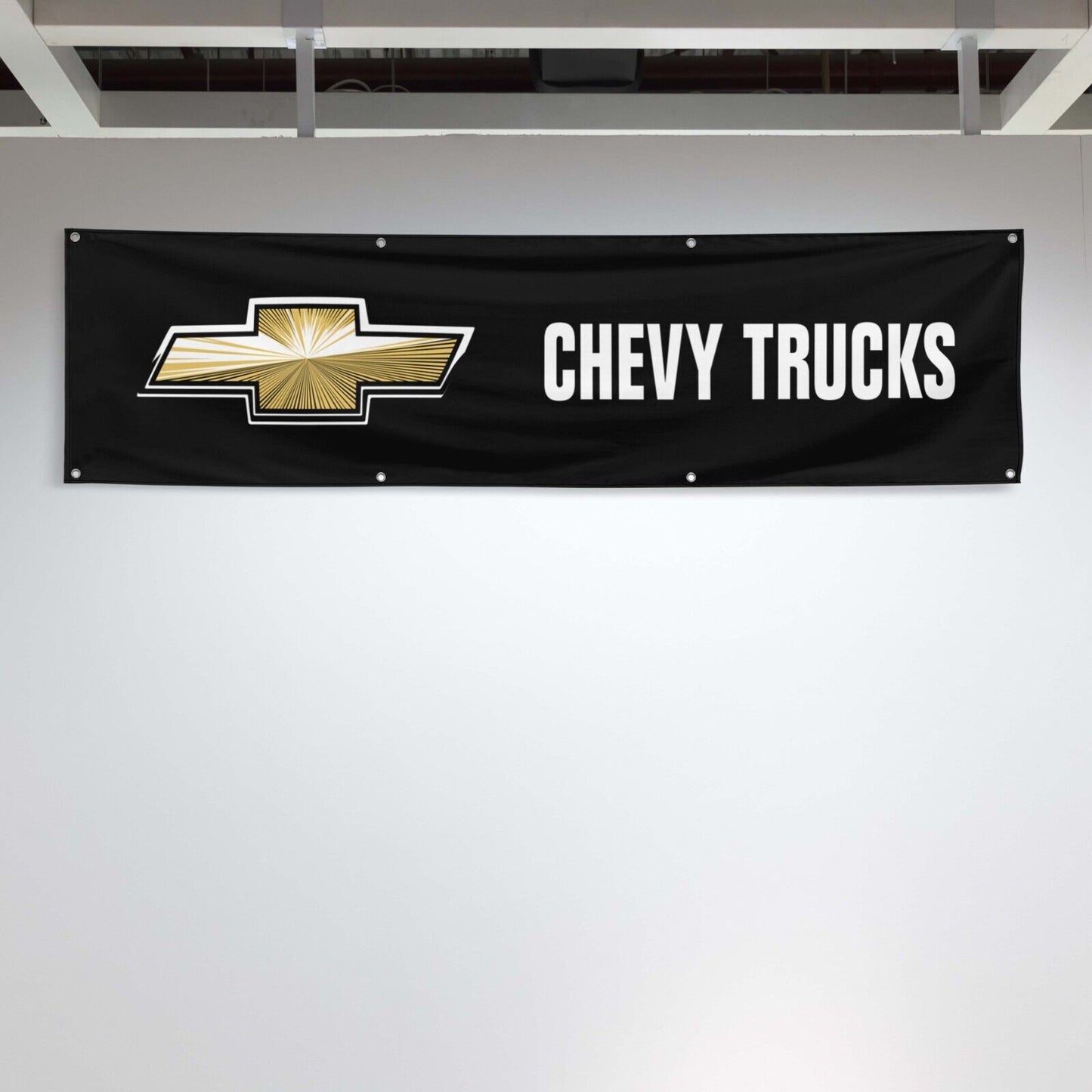 Chevy Trucks Car Lovers 2x8 ft Flag Garage Birthday Gift Banner