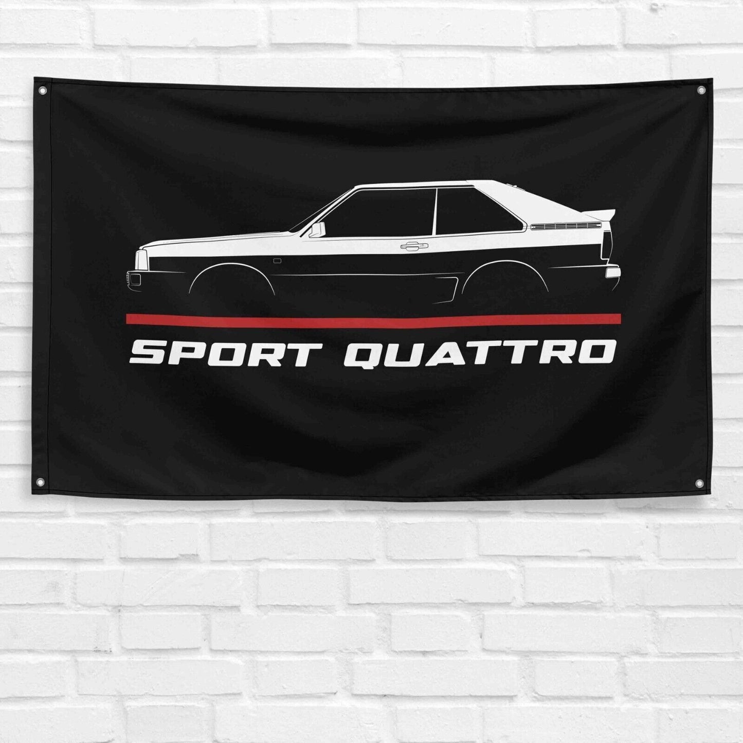 Sport Quattro 1984-1986 Car Lovers 3x5 ft Flag Garage Birthday Gift Banner