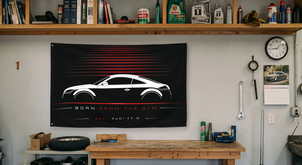 ABT Audi TT-R 2007 car silhouette flag - Garage Workbench